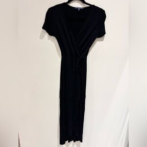 One ❣️ Clothing Los Angeles Elegant Black Wrap Dress size Xs